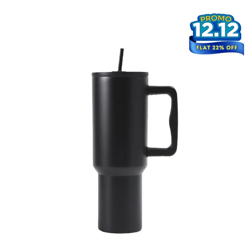 40oz Insulated Stainless Steel Tumbler - Black