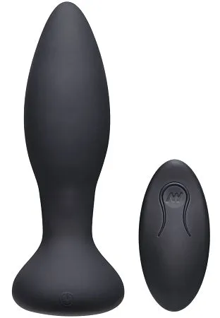 A Play Rechargeable Silicone Experienced Anal Plug w/Remote - Teal