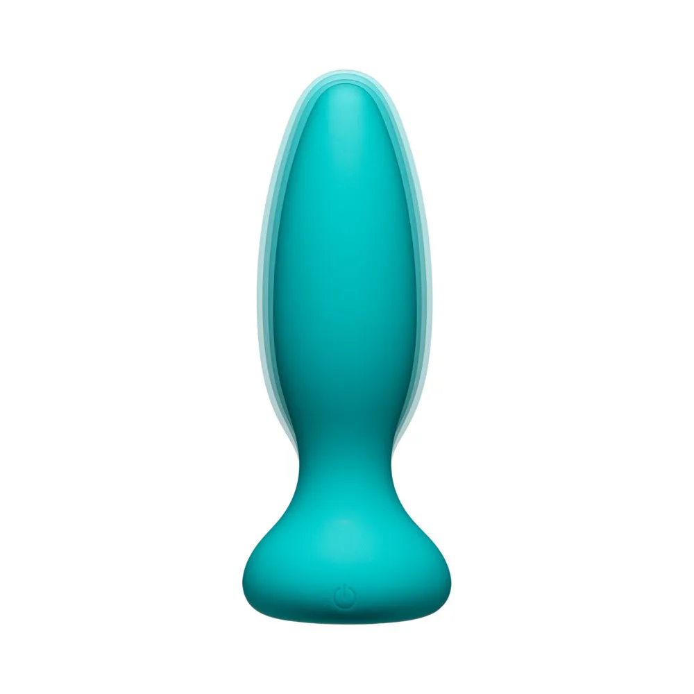 A-Play Vibe Adventurous Rechargeable Silicone Anal Plug with Remote Black