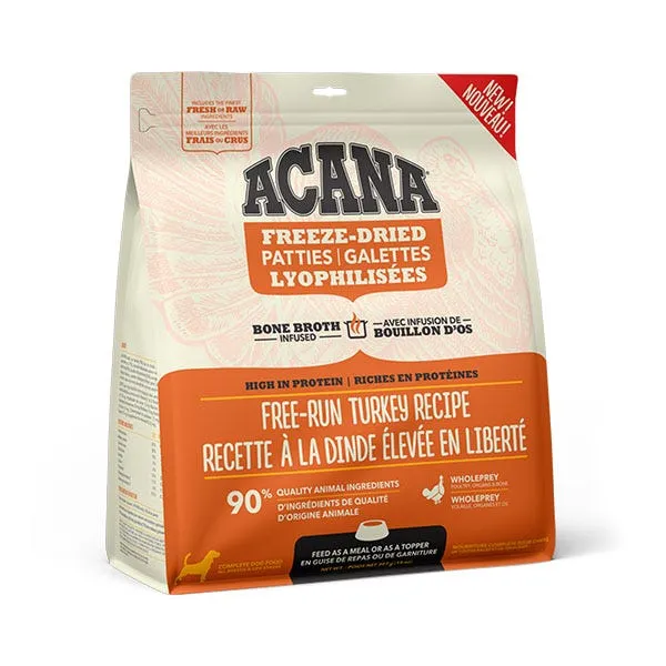 Acana Freeze-Dried Patties Free-Run Turkey