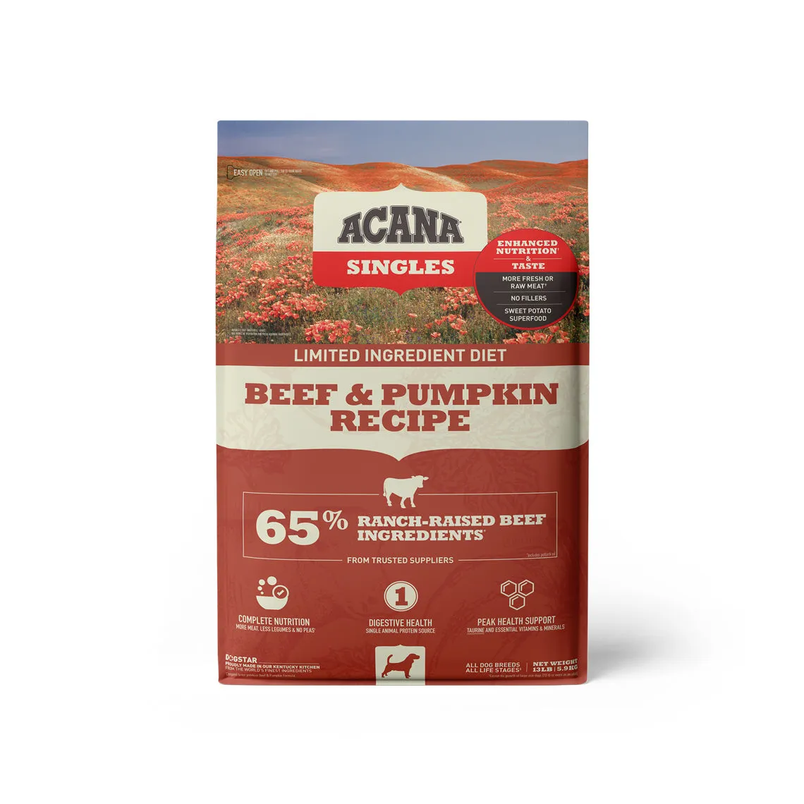 ACANA Singles Limited Ingredient Diet Grain-Free Dry Dog Food