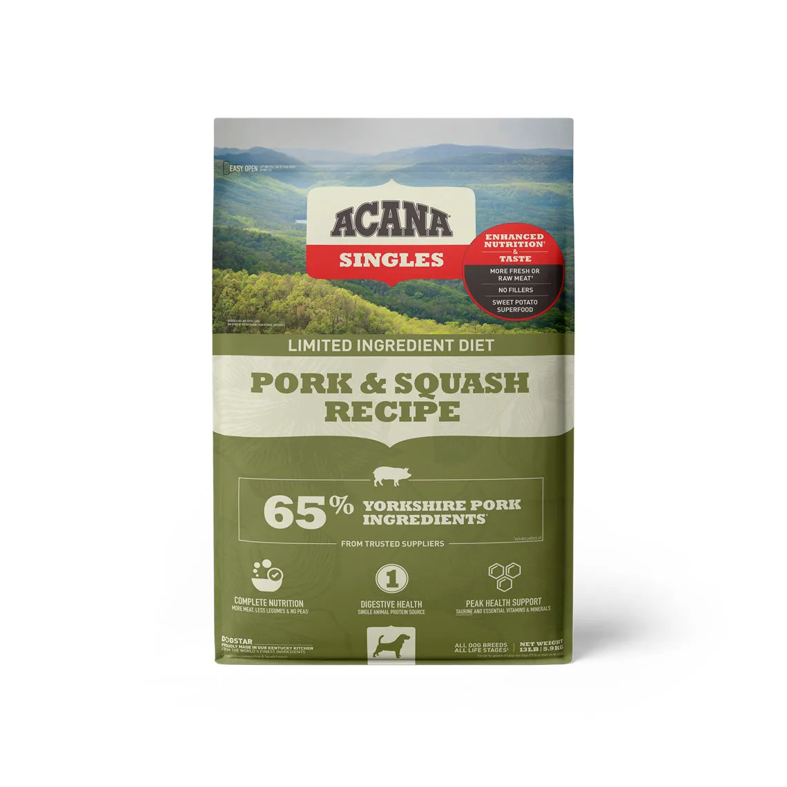 ACANA Singles Limited Ingredient Diet Grain-Free Dry Dog Food