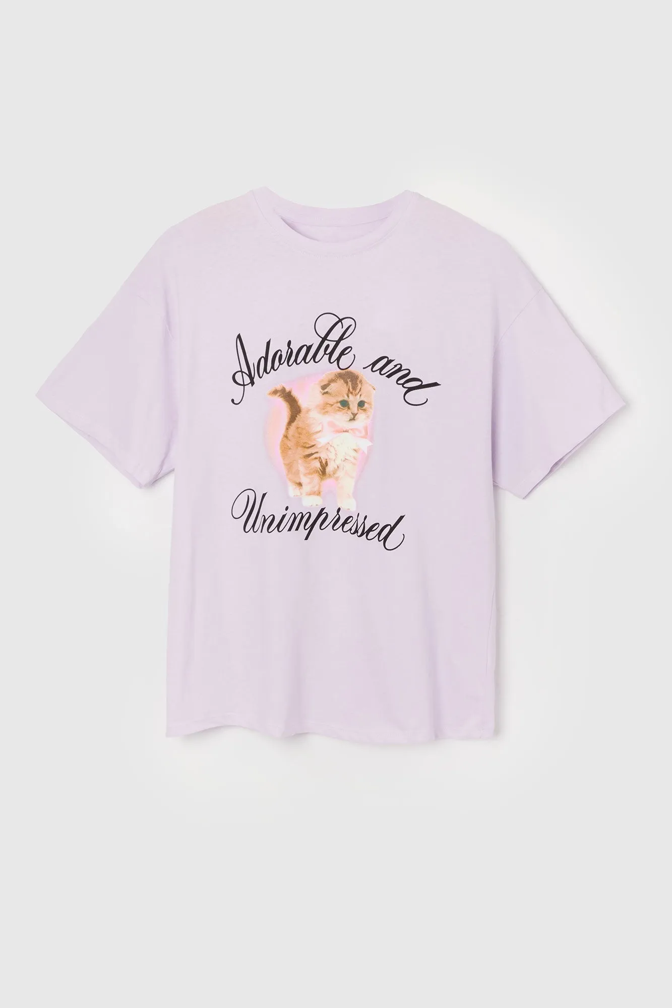 Adorable and Unimpressed Graphic Boyfriend T-Shirt