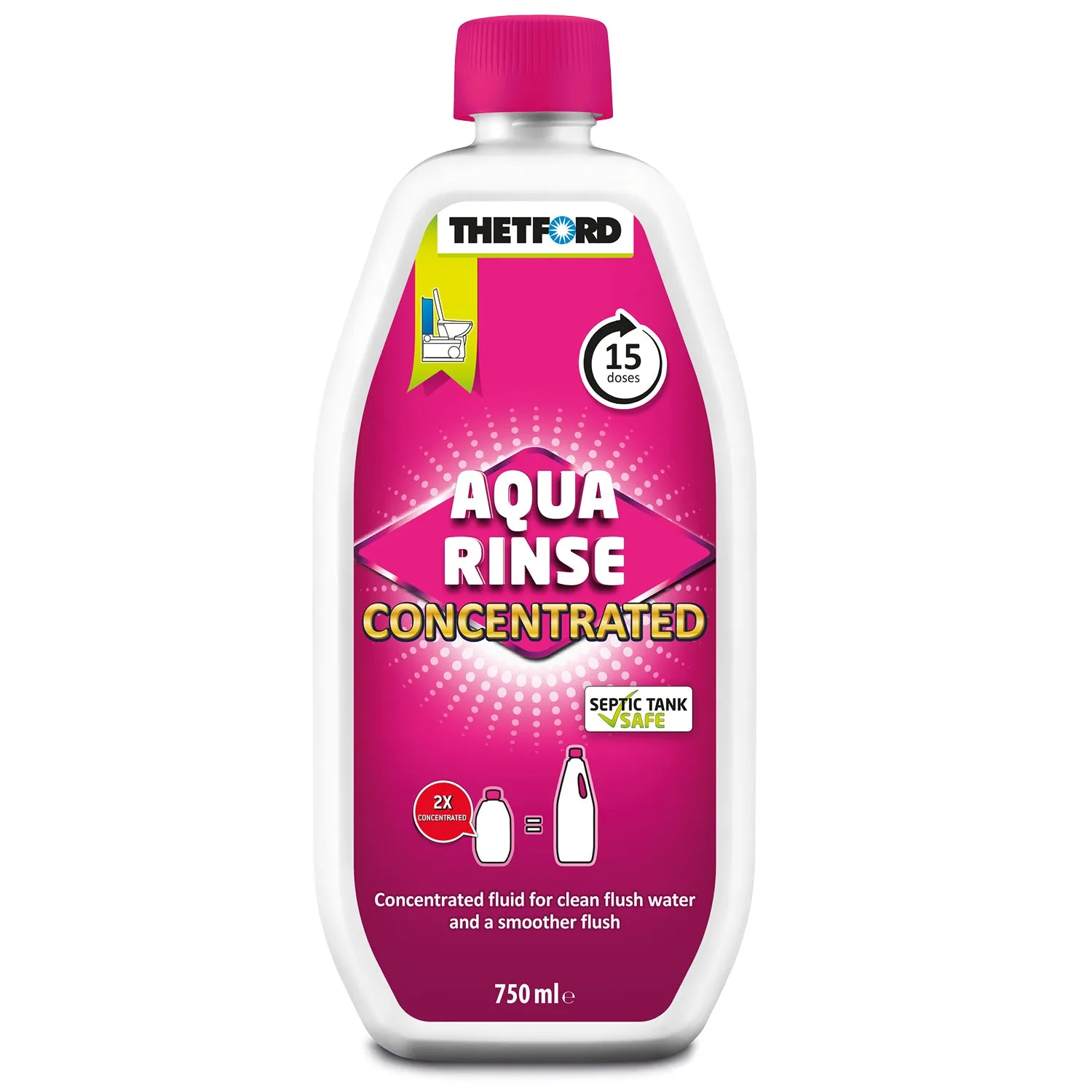 Aqua Rinse Pink Concentrated Toilet Chemical - 750ml