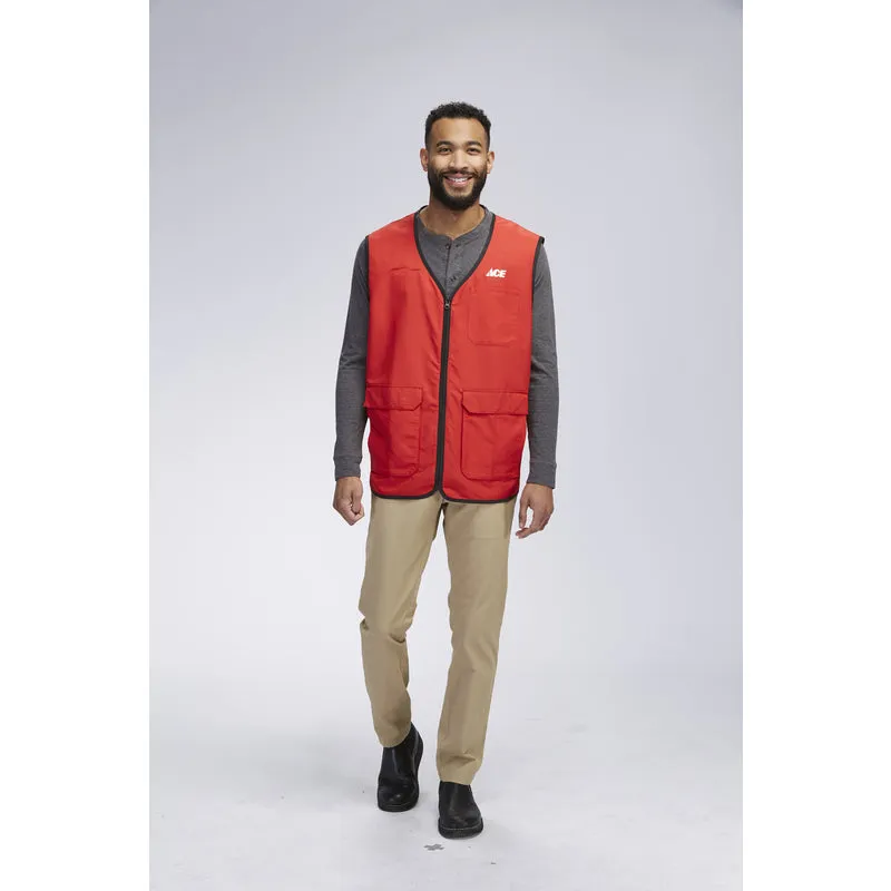 Artcraft No Snag S Sizes Men's Sleeveless V-Neck Red Vest