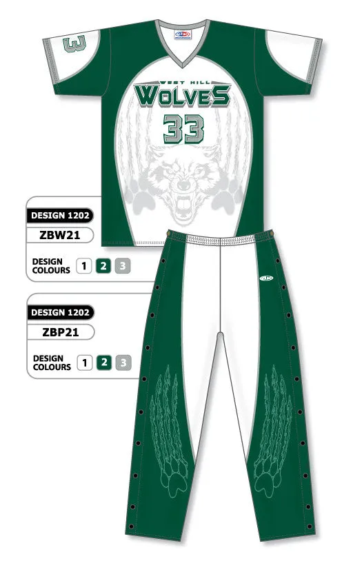 Athletic Knit Custom Sublimated Basketball Warm Up Set Design 1202