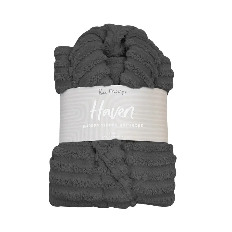 Bas Phillips Haven Sherpa Ribbed Bathrobe