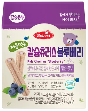 Bebest Kids Calcium Churros Blueberry