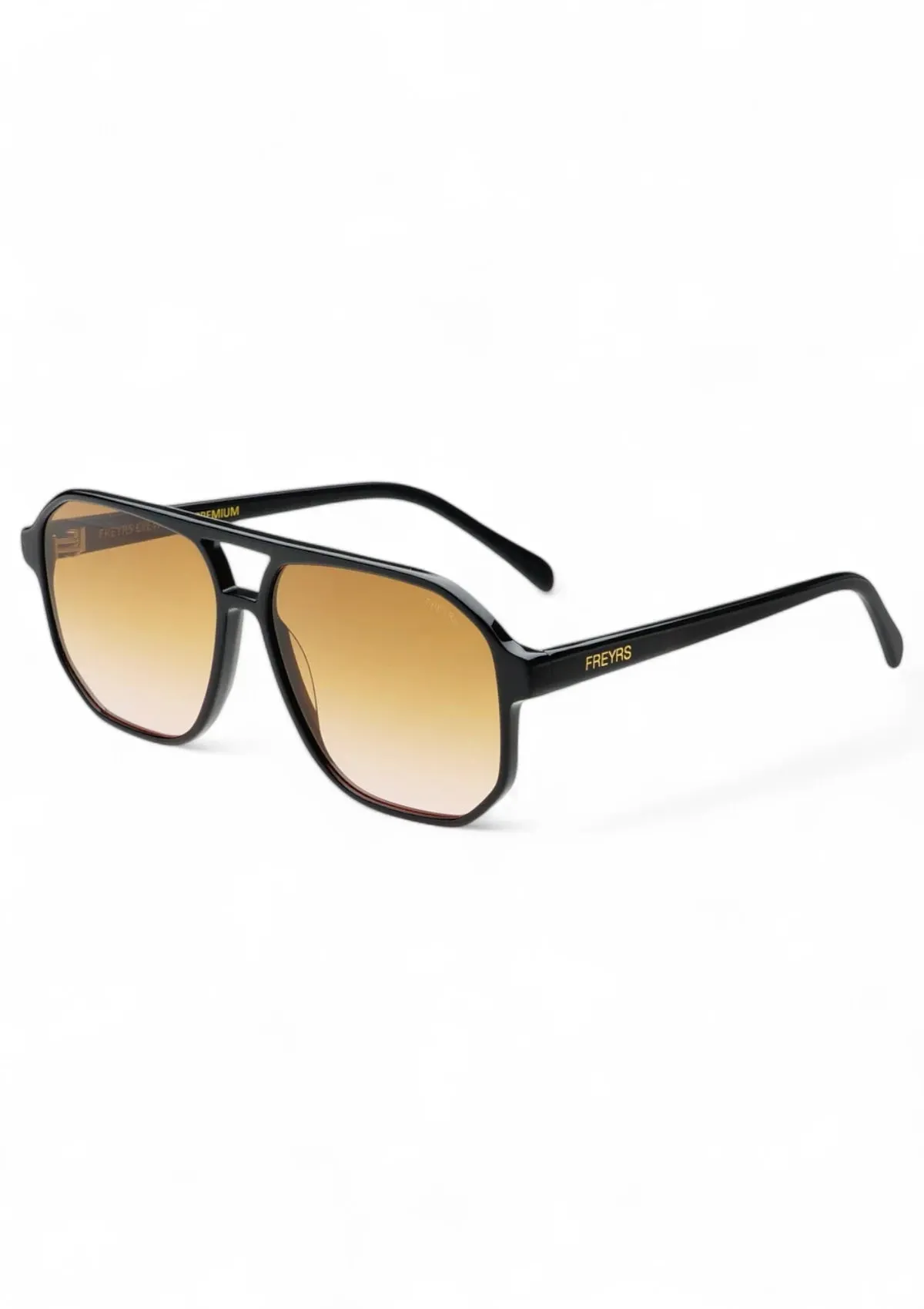 Billie Aviator Sunglasses - Black Brown