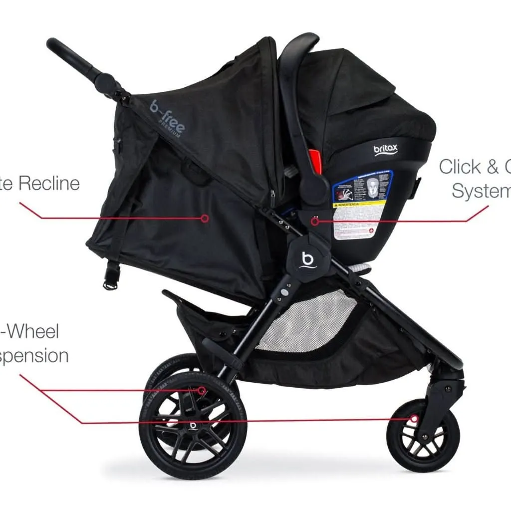 Britax B-Safe Gen2 FlexFit   B-Free Premium Travel System