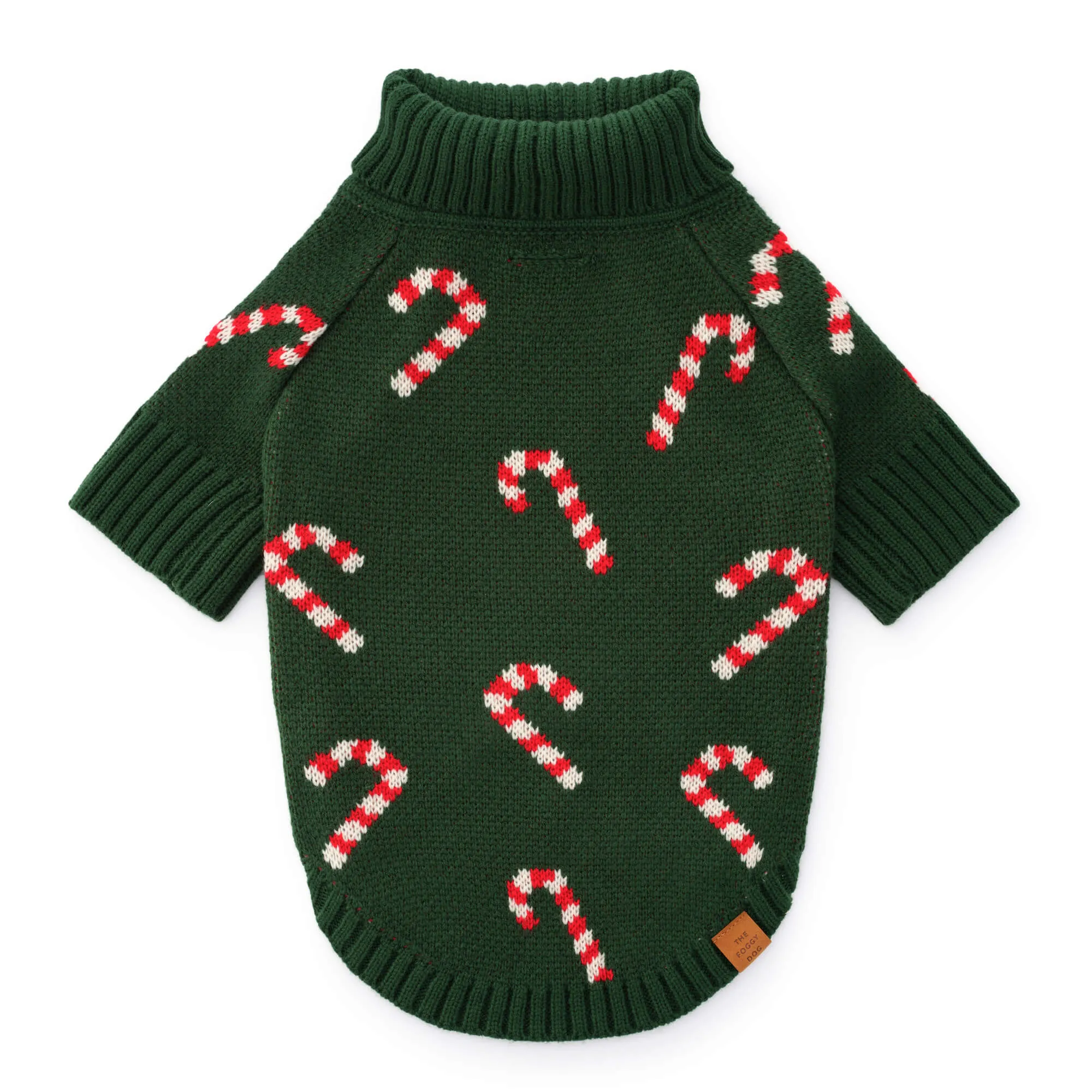 Candy Canes Dog Sweater