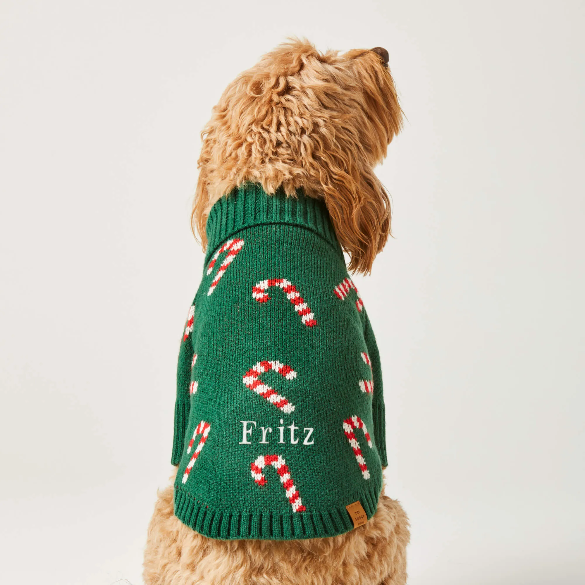 Candy Canes Dog Sweater