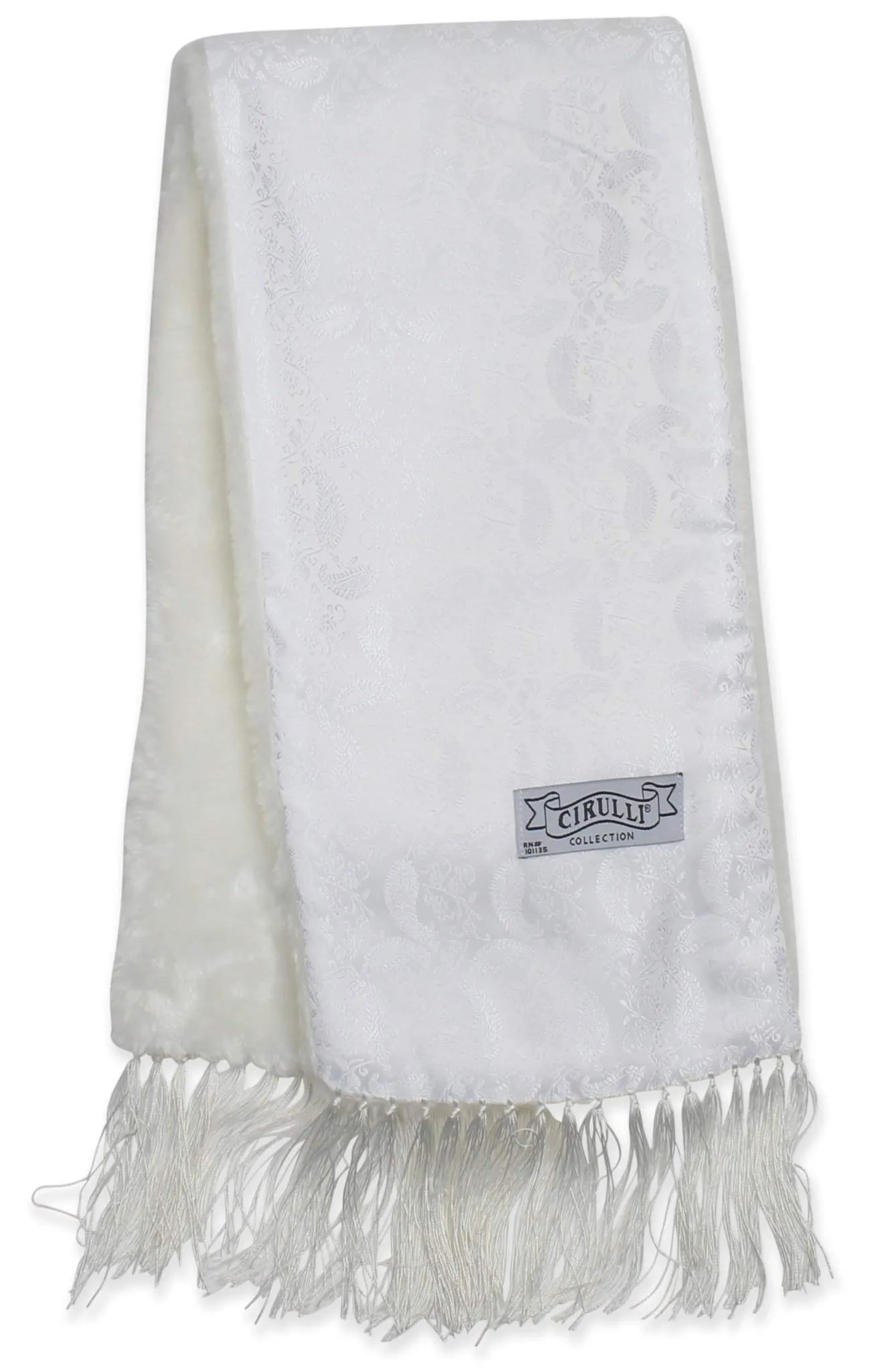 Cirulli Men's Extra Comfortable White Scarf