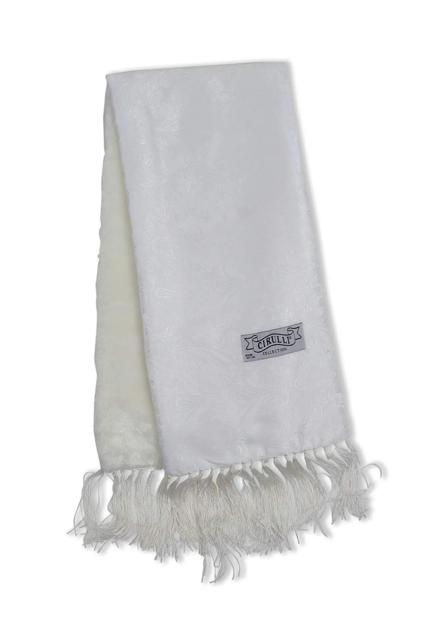 Cirulli Men's Extra Comfortable White Scarf