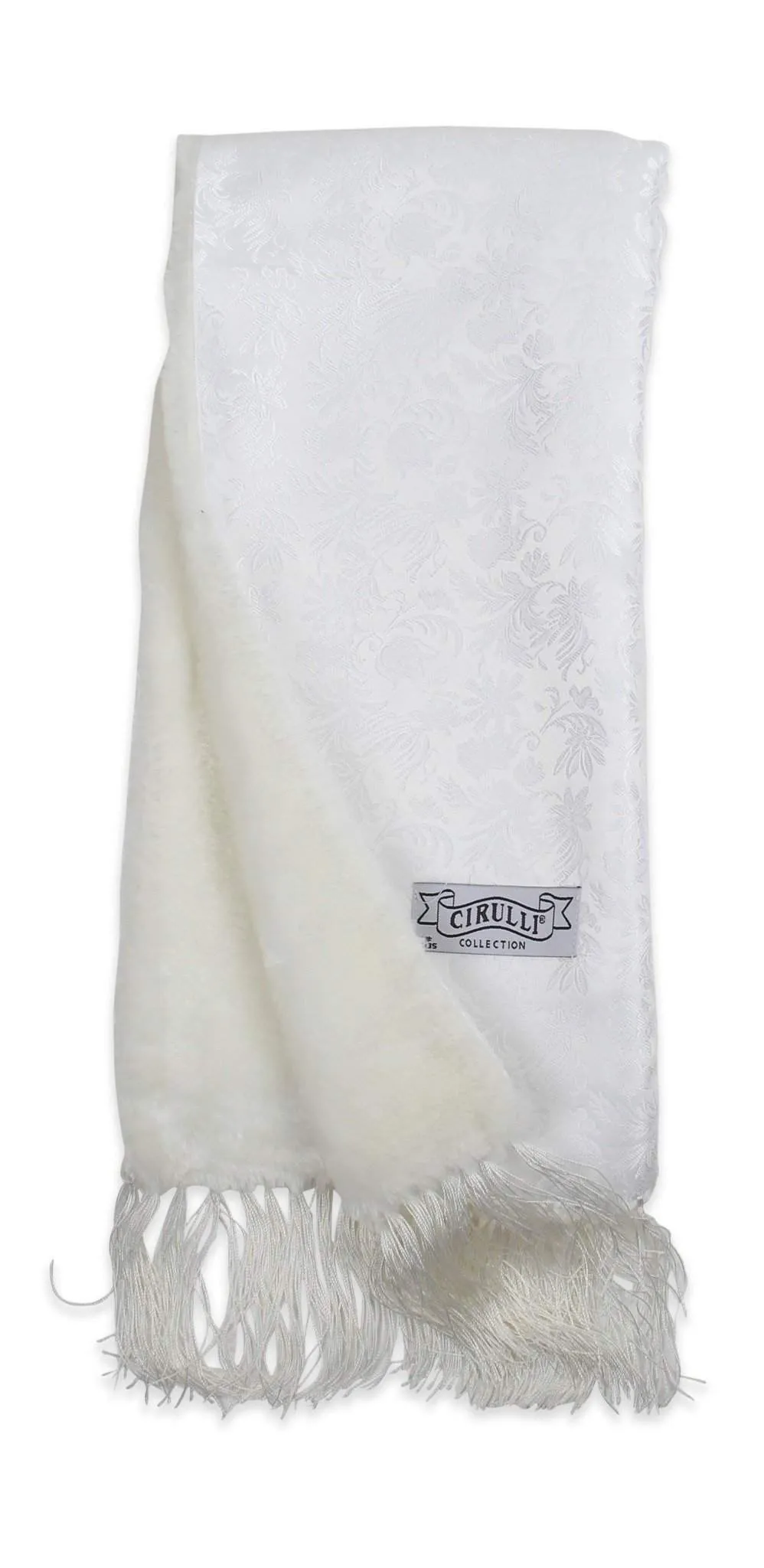 Cirulli Men's Extra Comfortable White Scarf