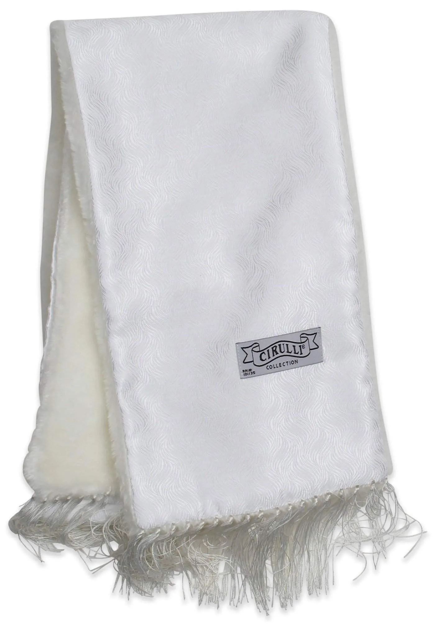 Cirulli Men's Extra Comfortable White Scarf