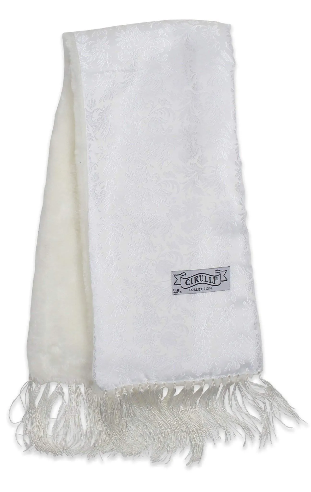 Cirulli Men's Extra Comfortable White Scarf