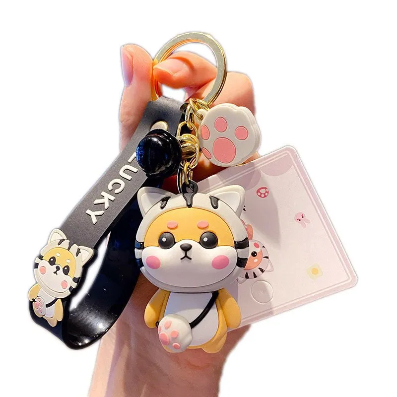 Cute Shiba Inu Keychains for Women's Car Keys, Durable and Kawaii