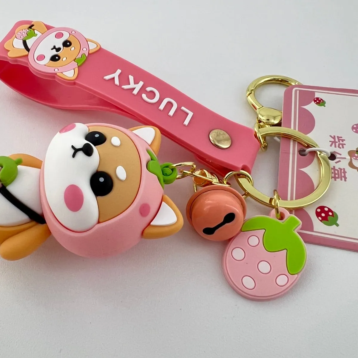 Cute Shiba Inu Keychains for Women's Car Keys, Durable and Kawaii