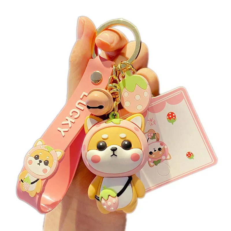 Cute Shiba Inu Keychains for Women's Car Keys, Durable and Kawaii