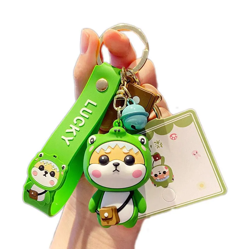 Cute Shiba Inu Keychains for Women's Car Keys, Durable and Kawaii