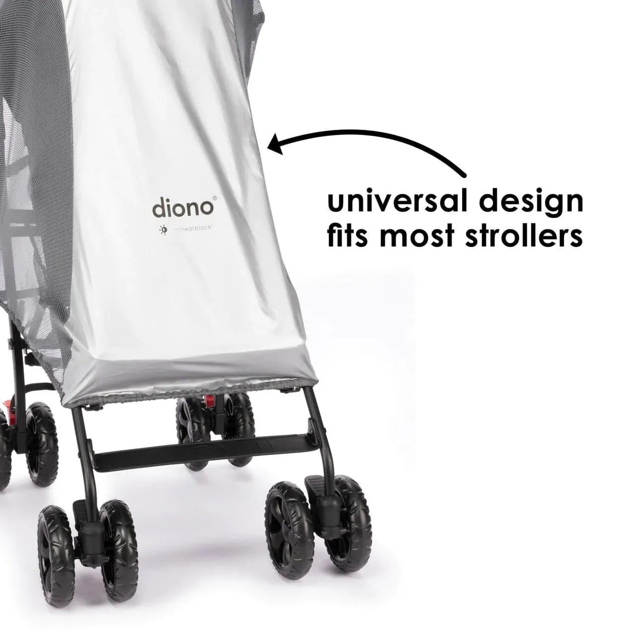 Diono Stroller Sun & Insect Net - Silver