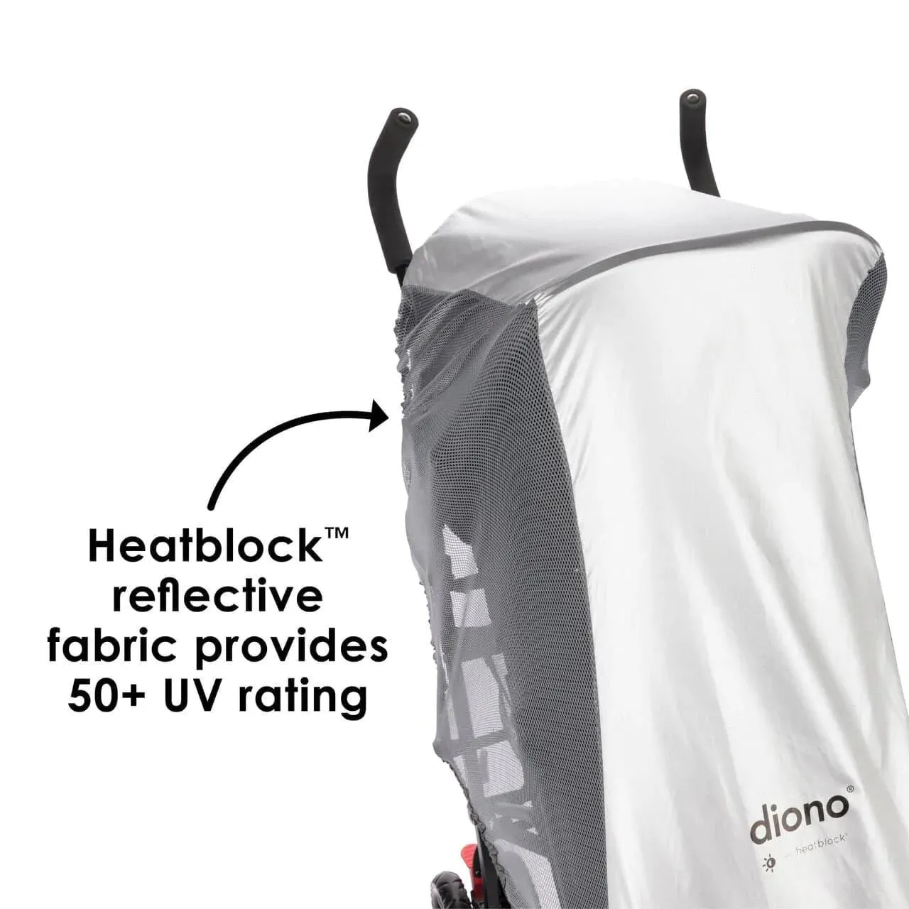 Diono Stroller Sun & Insect Net - Silver