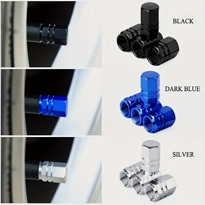 Durable Waterproof Valve Caps for Automotive Wheels and Bikes