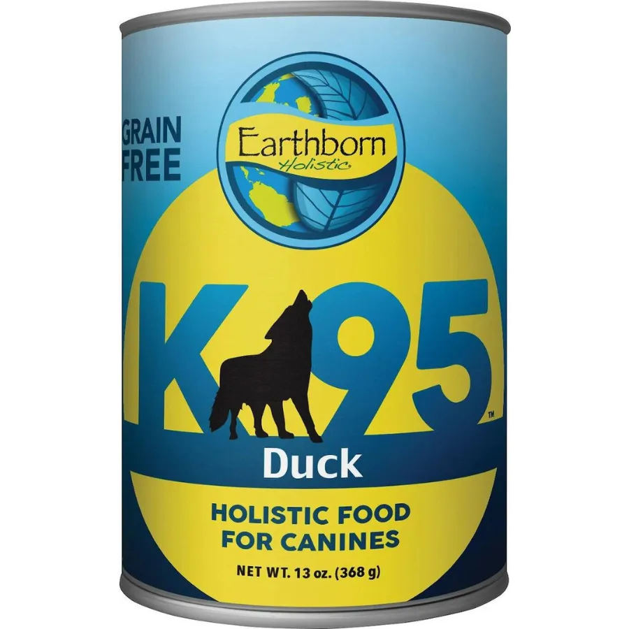 Earthborn Holistic K95 95% Real Duck Grain-Free Dog Food, 13-oz