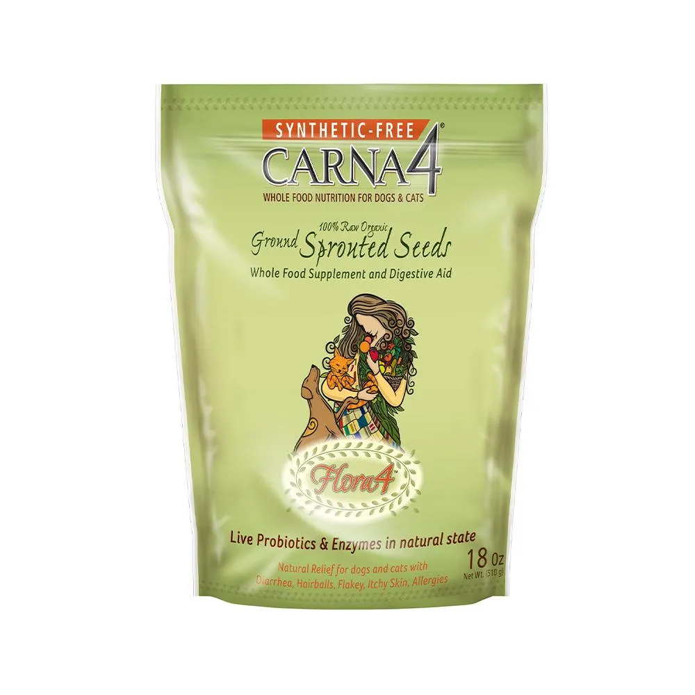 Flora4 Ground Sprouted Seeds Food Topper