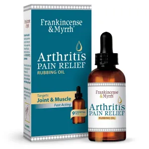 Frankincense & Myrrh Arthritis Pain Relief Rubbing Oil 2 oz. Oil