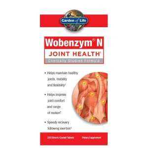 Garden Of Life Wobenzym N 200 Tablets