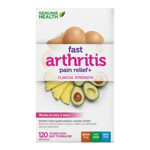 Genuine health - fast arthritis pain relief plus - 120 vcaps