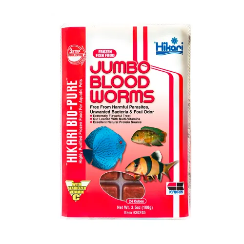 Hikari Frozen Jumbo Blood Worms