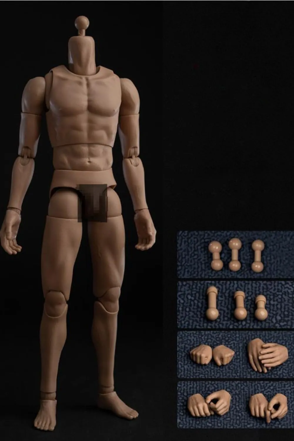 HiPlay 1:6 Scale Male Action Figure Body -Tall and Plump Body Shape, Durable Body AT020 Pro