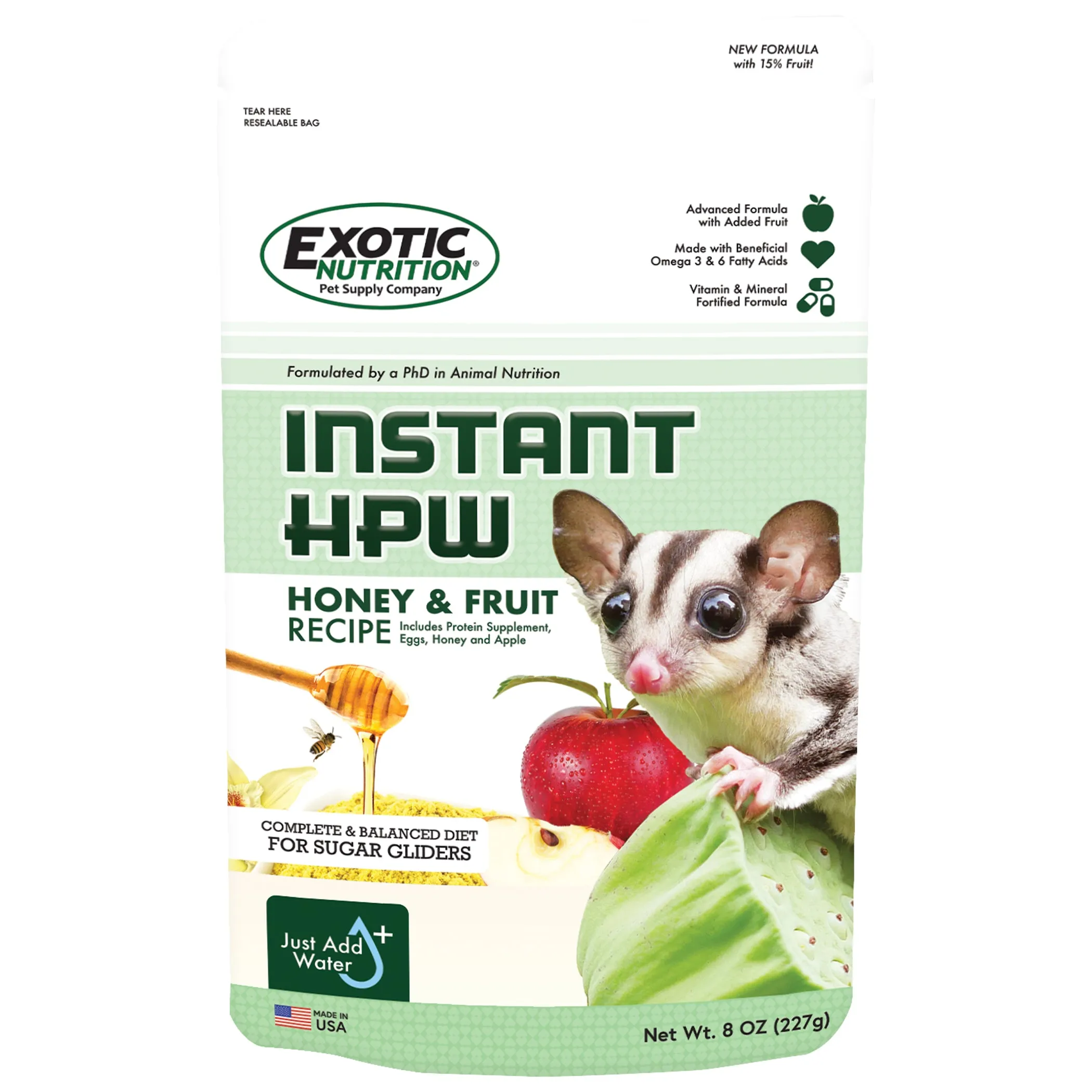 Instant-HPW Honey & Fruit Recipe Sugar Glider Food