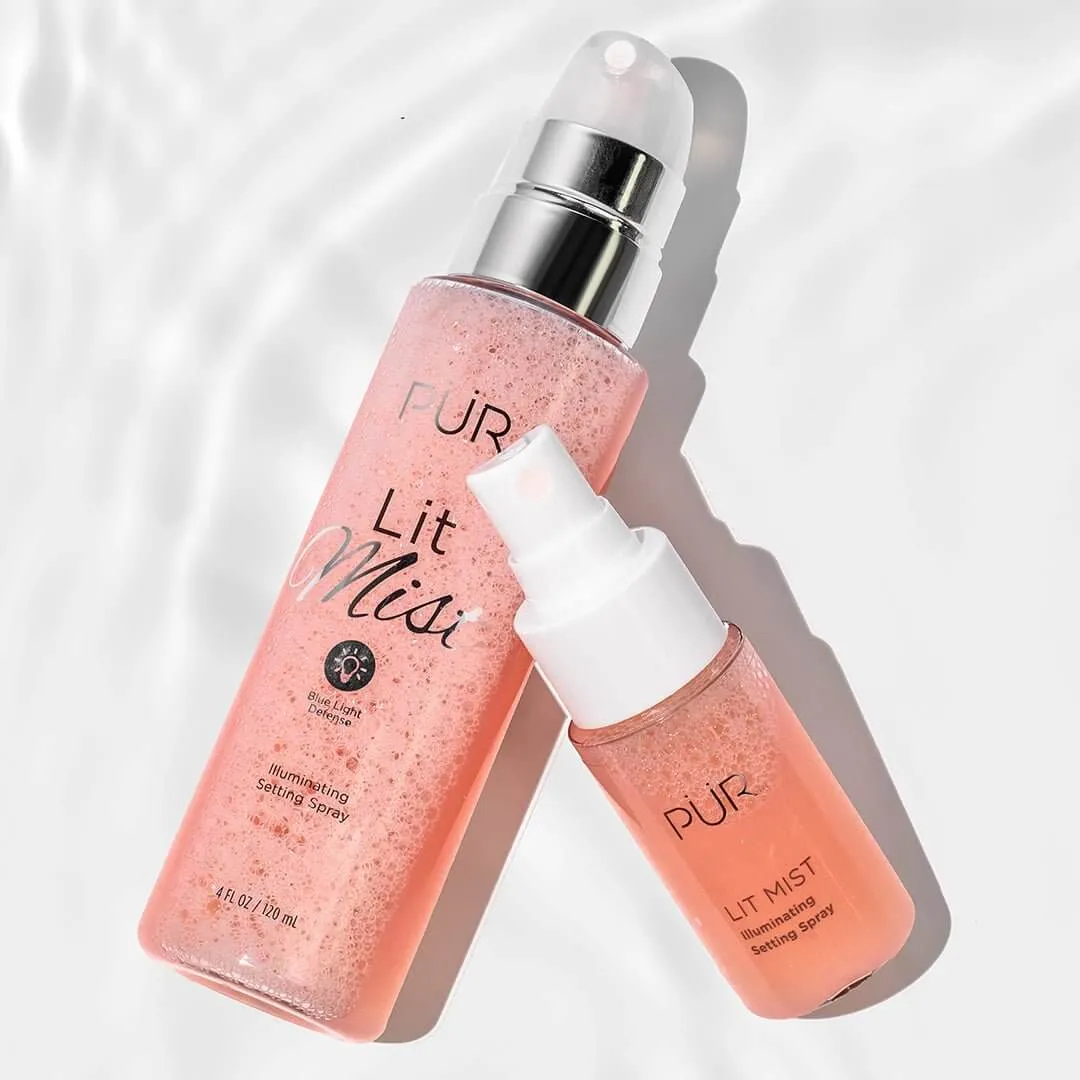 Lit Mist Illuminating Setting Spray Mini