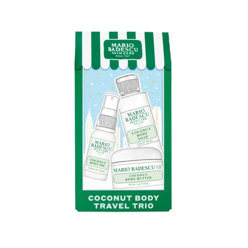 Mario Badescu Coconut Body Travel Trio Gift Set