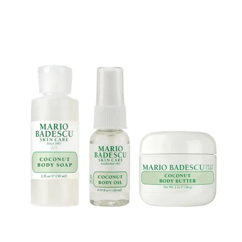 Mario Badescu Coconut Body Travel Trio Gift Set