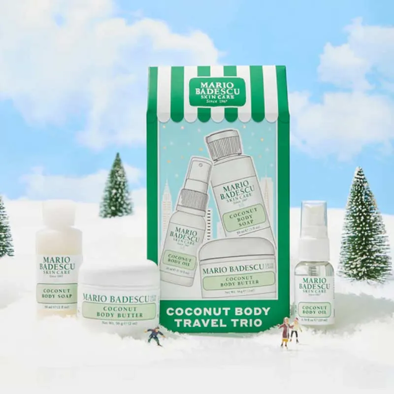 Mario Badescu Coconut Body Travel Trio Gift Set