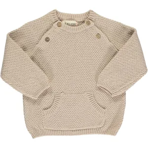 Morrison Baby Sweater in Cream