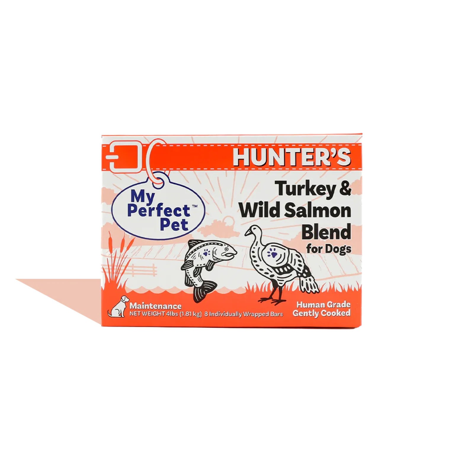 My Perfect Pet Hunter's Turkey & Salmon Blend Gently Cooked Dog Food 4 lbs