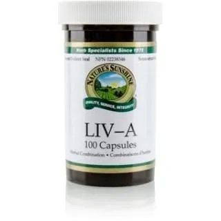 Natures Sunshine Liv-A Herbal Combo - 100 Capsules