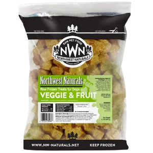 Northwest Naturals Raw Frozen Fruit & Veggie Nuggets Dog Food 2 lb