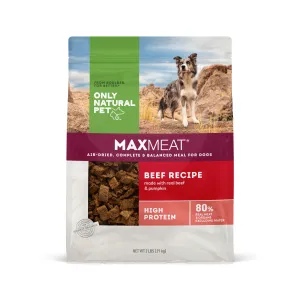 Only Natural Pet MaxMeat Air Dried Dog Food Beef Recipe