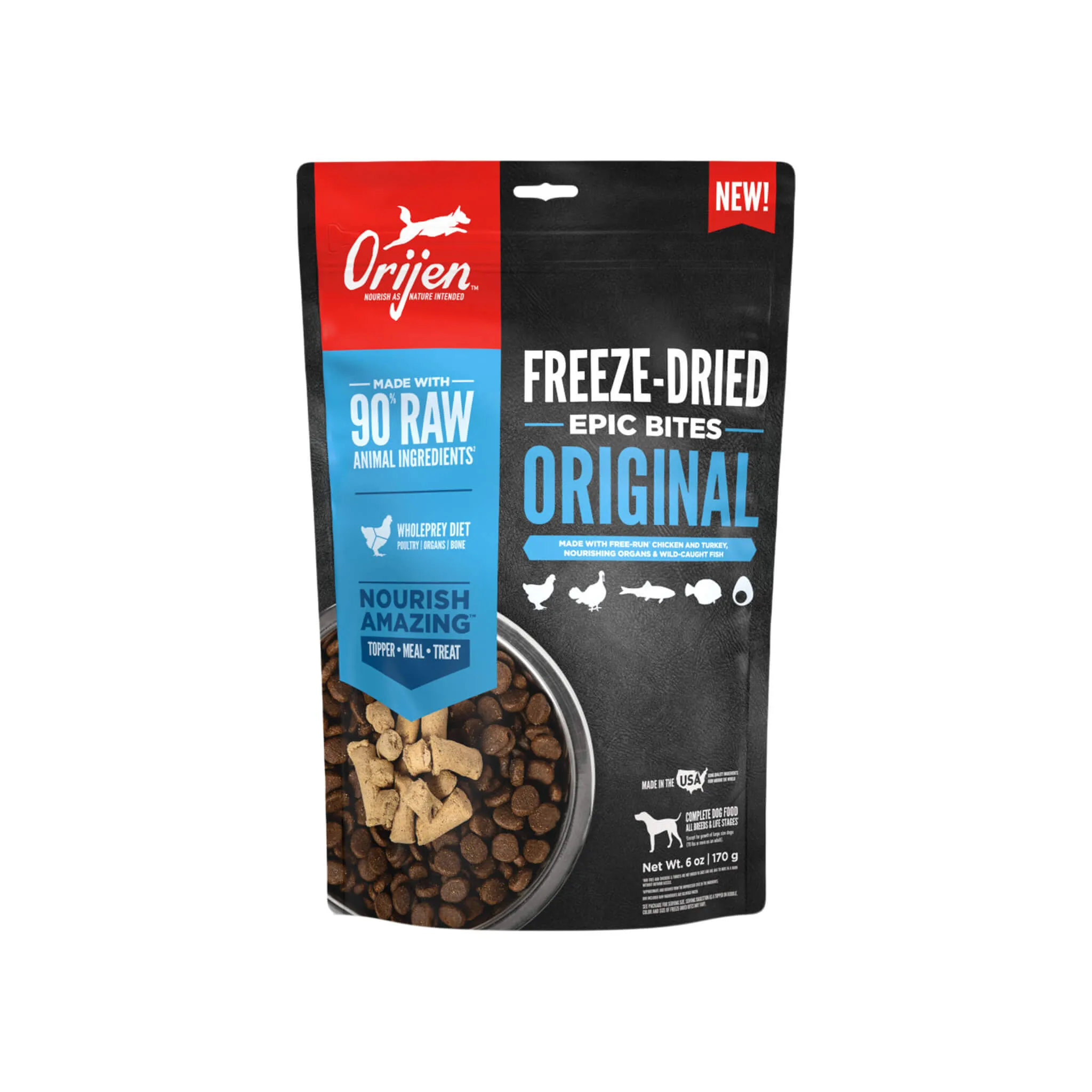 Orijen Epic Freeze Dried Dog Food 6oz