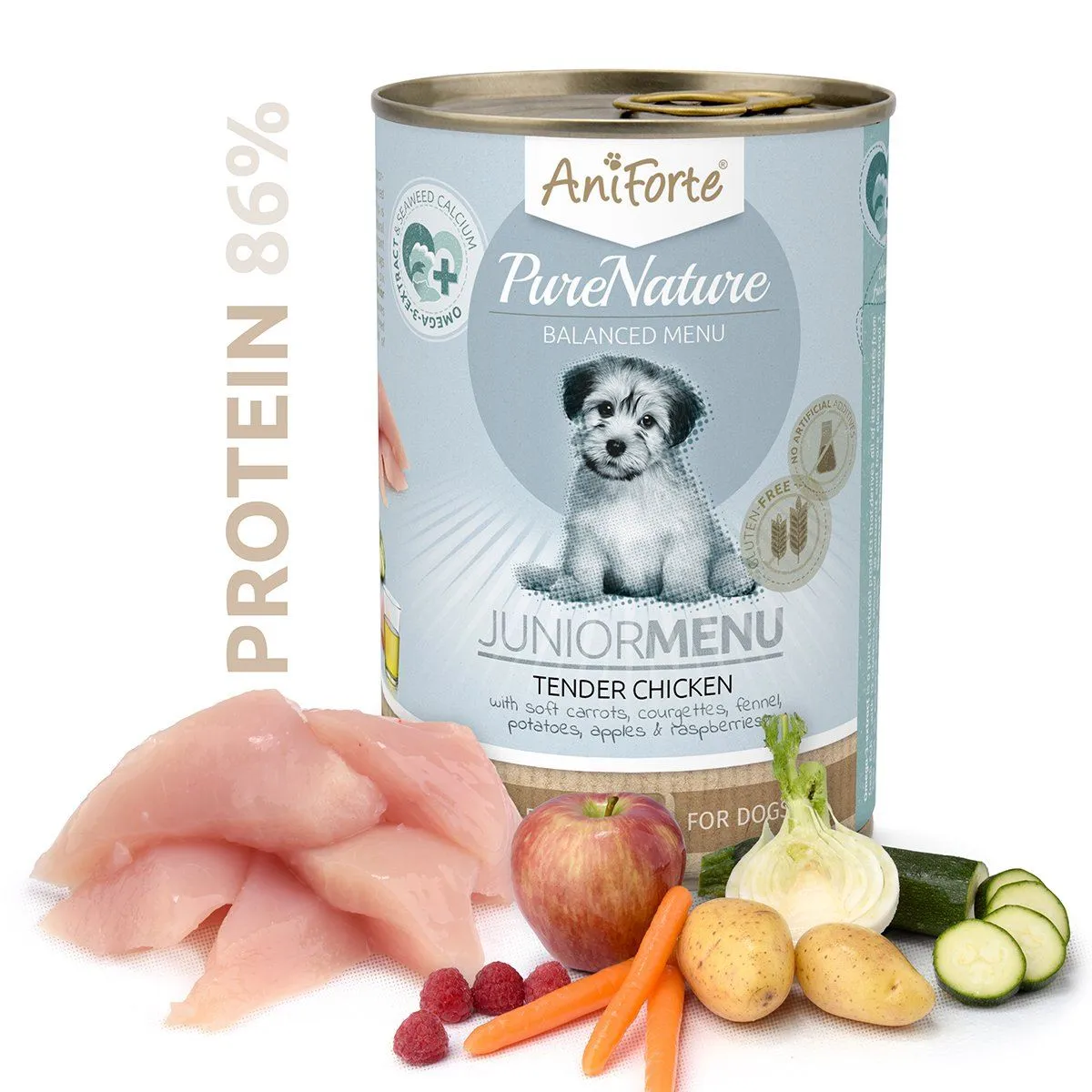 PureNature Tender Chicken - Junior Menu for Puppies - 6 x 400g