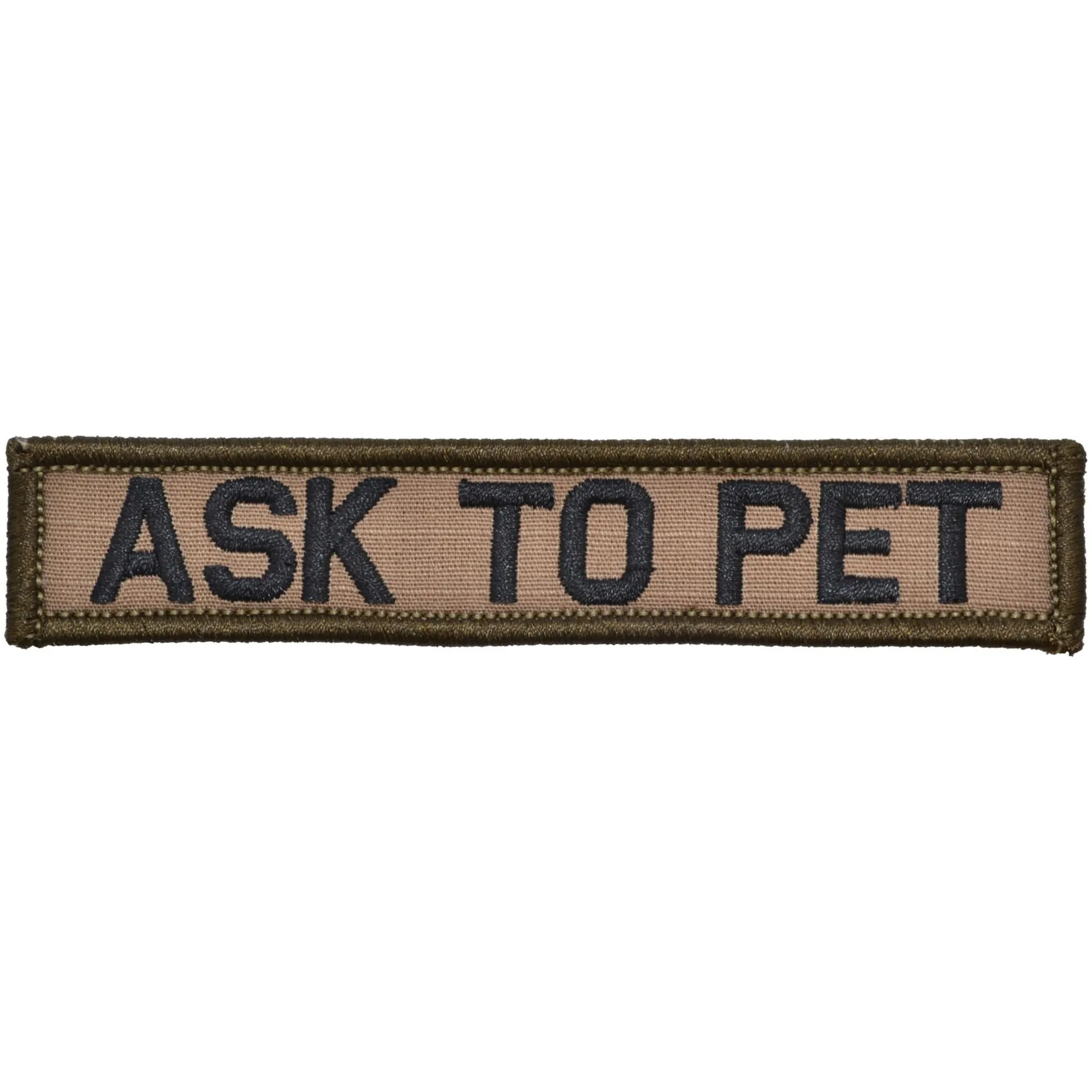 "Ask To Pet" Velcro Patch