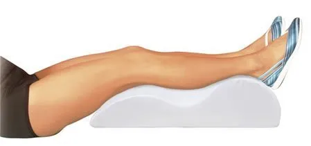 RDK Foam Leg Raiser Cushion for Support & Comfort high density foam base, mememory