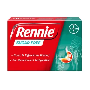 Rennie Sugar Free Heartburn & Indigestion Tablets (36 Tablets)